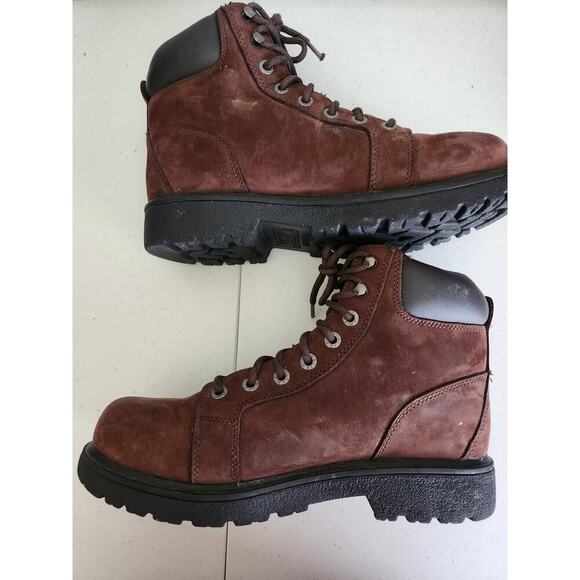 Wolverine Manawa Mens leather work boots sz 10M oil resistant construction - Picture 3 of 7